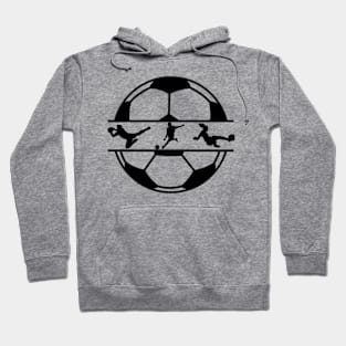 Soccer; soccer ball; soccer fan; soccer supporter; soccer team; women's soccer; soccer player; coach; player; sport; sports; football; football player; football game; team; fan; lover; Hoodie